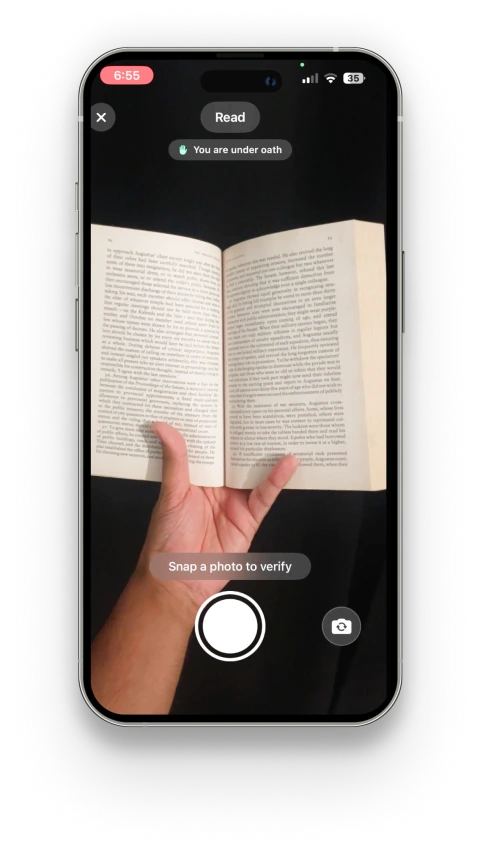 Anti-Cheat photo verification: on-device AI confirms a habit is really done